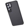 Galaxy S24 Kılıf Aramid Karbon Fiber M-safe Özellikli Wlons Radison Kapak
