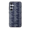 Galaxy S24 Kılıf Lacoste Orjinal Lisanslı M-safe Şarj Özellikli PU Deri Görünümlü Karışık Monogram Desenli Kapak