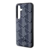 Galaxy S24 Kılıf Lacoste Orjinal Lisanslı M-safe Şarj Özellikli PU Deri Görünümlü Karışık Monogram Desenli Kapak