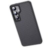 Galaxy S24 Plus Kılıf Aramid Karbon Fiber M-safe Özellikli Wlons Radison Kapak
