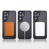Galaxy S24 Plus Kılıf Aramid Karbon Fiber M-safe Özellikli Wlons Radison Kapak