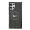 Galaxy S24 Ultra Kılıf Lacoste Orjinal Lisanslı M-safe Şarj Özellikli Çift Katmanlı Timsah Logolu Blend Monogram Kapak