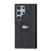 Galaxy S24 Ultra Kılıf Lacoste Orjinal Lisanslı M-safe Şarj Özellikli Çift Katmanlı Timsah Logolu Blend Monogram Kapak