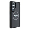 Galaxy S25 Ultra Kılıf Aston Martin Orjinal Lisanslı M-safe Şarj Özellikli Radyal Halka ve Karbon Fiber Tasarımlı Kapak