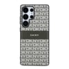 Galaxy S25 Ultra Kılıf DKNY Orjinal Lisanslı Kartlıklı 3D Yazılı Repeat Texture Pattern Kapak