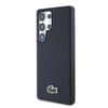 Galaxy S25 Ultra Kılıf Lacoste Orjinal Lisanslı PU Pike Desenli Arka Yüzey İkonik Timsah Dokuma Logolu Kapak