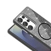 Galaxy S25 Ultra Kılıf Magsafe Şarj Özellikli Parlayan Simli Zore Okso Kapak