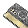 Galaxy S26 Kılıf Pırlanta Tasarımlı M-safe Şarj Özellikli Zore Mozaik Silikon Kapak