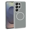 Galaxy S26 Ultra Kılıf M-Safe Şarj Özellikli Metal Kamera Çerçeveli Zore Sanremo Silikon Kapak