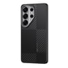 Galaxy S26 Ultra Kılıf M-safe Şarj Özellikli 600D Metal Kamera Çerçeveli Raptic Aramid Dual Serisi Karbon Kapak