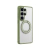 Galaxy S26 Ultra Kılıf M-safe Şarj Özellikli Şeffaf 360 Derece Standlı Amazingthing Titan MagSpin Serisi Kapak