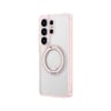 Galaxy S26 Ultra Kılıf M-safe Şarj Özellikli Şeffaf 360 Derece Standlı Amazingthing Titan MagSpin Serisi Kapak