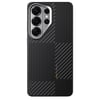 Galaxy S26 Ultra Kılıf M-safe Şarj Özellikli 600D Metal Kamera Çerçeveli Raptic Aramid Dual Serisi Karbon Kapak