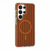Galaxy S26 Ultra Kılıf M-safe Şarj Özellikli Oyuklu Tasarım Mutural Luggage Serisi Kapak