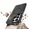 Galaxy S26 Ultra Kılıf M-safe Şarj Özellikli Oyuklu Tasarım Mutural Luggage Serisi Kapak