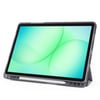 Galaxy Tab A11 Plus Kılıf Zore Tri Folding Kalem Bölmeli Standlı Kılıf