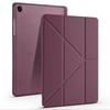 Galaxy Tab A11 Plus Kılıf Zore Tri Folding Kalem Bölmeli Standlı Kılıf