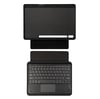 Galaxy Tab S7 Plus T970 Zore Border Keyboard Bluetooh Bağlantılı Standlı Klavyeli Tablet Kılıfı