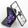 Galaxy Z Flip 3 Kılıf Zore Yüzüklü Kıpta Kapak