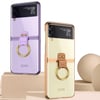 Galaxy Z Flip 3 Kılıf Zore Yüzüklü Kıpta Kapak