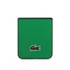 Galaxy Z Flip 5 Kılıf Lacoste Orjinal Lisanslı PU Pike Desenli Arka Yüzey İkonik Timsah Dokuma Logolu Kapak