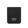 Galaxy Z Flip 5 Kılıf Lacoste Orjinal Lisanslı PU Pike Desenli Arka Yüzey İkonik Timsah Dokuma Logolu Kapak