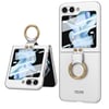 Galaxy Z Flip 5 Kılıf Zore Kıpta Yüzüklü Flip Sert Kapak