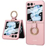 Galaxy Z Flip 5 Kılıf Zore Kıpta Yüzüklü Flip Sert Kapak