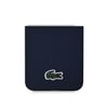 Galaxy Z Flip 6 Kılıf Lacoste Orjinal Lisanslı M-safe Şarj Özellikli Pike Desenli Arka Yüzey İkonik Timsah Dokuma Logolu Kapak