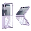 Galaxy Z Flip 7 Kılıf Zore Full Camlı Kıpta Kapak
