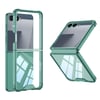 Galaxy Z Flip 7 Kılıf Zore Full Camlı Kıpta Kapak