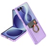 Galaxy Z Flip 8 Zore Kıpta Yüzüklü Kartlıklı Kapak