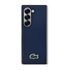 Galaxy Z Fold 6 Kılıf Lacoste Orjinal Lisanslı M-safe Şarj Özellikli Pike Desenli Arka Yüzey İkonik Timsah Dokuma Logolu Kapak