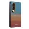 Galaxy Z Fold 8 Kılıf M-safe Şarj Özellikli Aramid Karbon Fiber Pitaka Sunset 2.0 California Dream Serisi Kapak