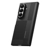 Galaxy Z Fold 8 Ultra Kılıf M-safe Şarj Özellikli Metal Kamera Çerçeveli Raptic Aramid SkinPro Serisi Karbon Kapak