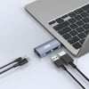 Go Des GD-CT085 Type-C Bağlantılı 4in1 HDTV Ses ve Video Adaptörü USB3.0/Hdmi/3.5mm/4K Ultra HD 60hz