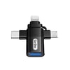 Go Des GD-CT196 4in1 Type-C+Lightning+Micro+USB3.0 OTG Dönüştürücü Adaptör