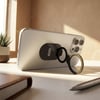 Go Des GD-G081 Ayarlabilir Katlanabilir 360 Derece Dönebilen Ring Stand Telefon Tutucu