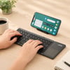 Go Des GD-KB328 Sessiz Tuş Tasarımlı Touch Pad Özellikli Katlanabilir Bluetooth Bağlantılı Kablosuz Klavye