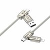 Go Des GD-UC832 4in1 PD Çoklu USB-A + Type-C to Type-C + Lightning Şarj ve Data Kablosu