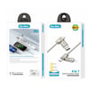 Go Des GD-UC832 4in1 PD Çoklu USB-A + Type-C to Type-C + Lightning Şarj ve Data Kablosu