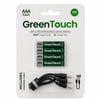 Greentouch Type-C Şarj Girişli 600mAh AAA Kalem Pil (4'lü Paket)