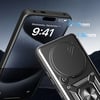 Honor Magic 7 Lite Kılıf Magnetik Standlı Kamera Korumalı Zore Sürgülü Vega Kapak
