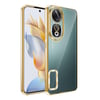 Huawei Honor 90 Kılıf Tek Kamera Çerçeveli Logo Gösteren Zore Omega Kapak
