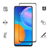 Huawei P Smart 2021 Zore Kenarları Kırılmaya Dayanıklı Cam Ekran Koruyucu