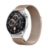 Huawei Watch GT3 46mm Zore Band-12 20mm Metal Hasır Kordon