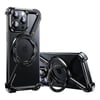 Apple ıPhone 16 Pro Max iCemag Metal Bumper Z Şeklinde Standlı Kılıf