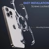 Apple ıPhone 16 Pro Max iCemag Metal Bumper Z Şeklinde Standlı Kılıf