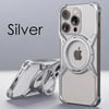 Apple ıPhone 16 Pro Max iCemag Metal Bumper Z Şeklinde Standlı Kılıf
