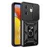 İnfinix Zero 30 4G Kılıf Magnetik Standlı Kamera Korumalı Zore Sürgülü Vega Kapak